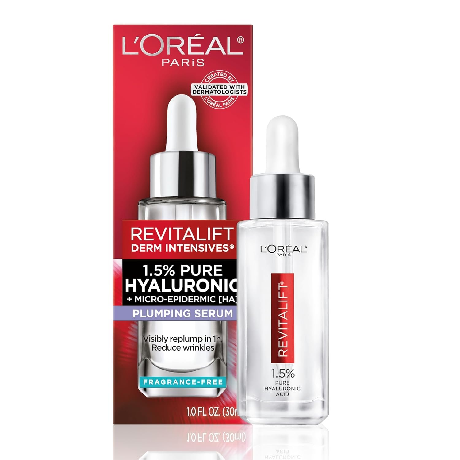 L’Oréal Paris Revitalift 1.5% Pure Hyaluronic Acid Face Serum – Hydrating & Plumping