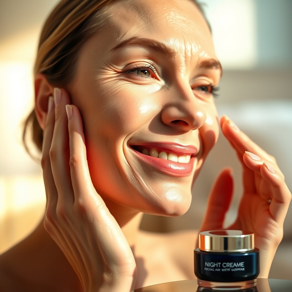 night cream in action