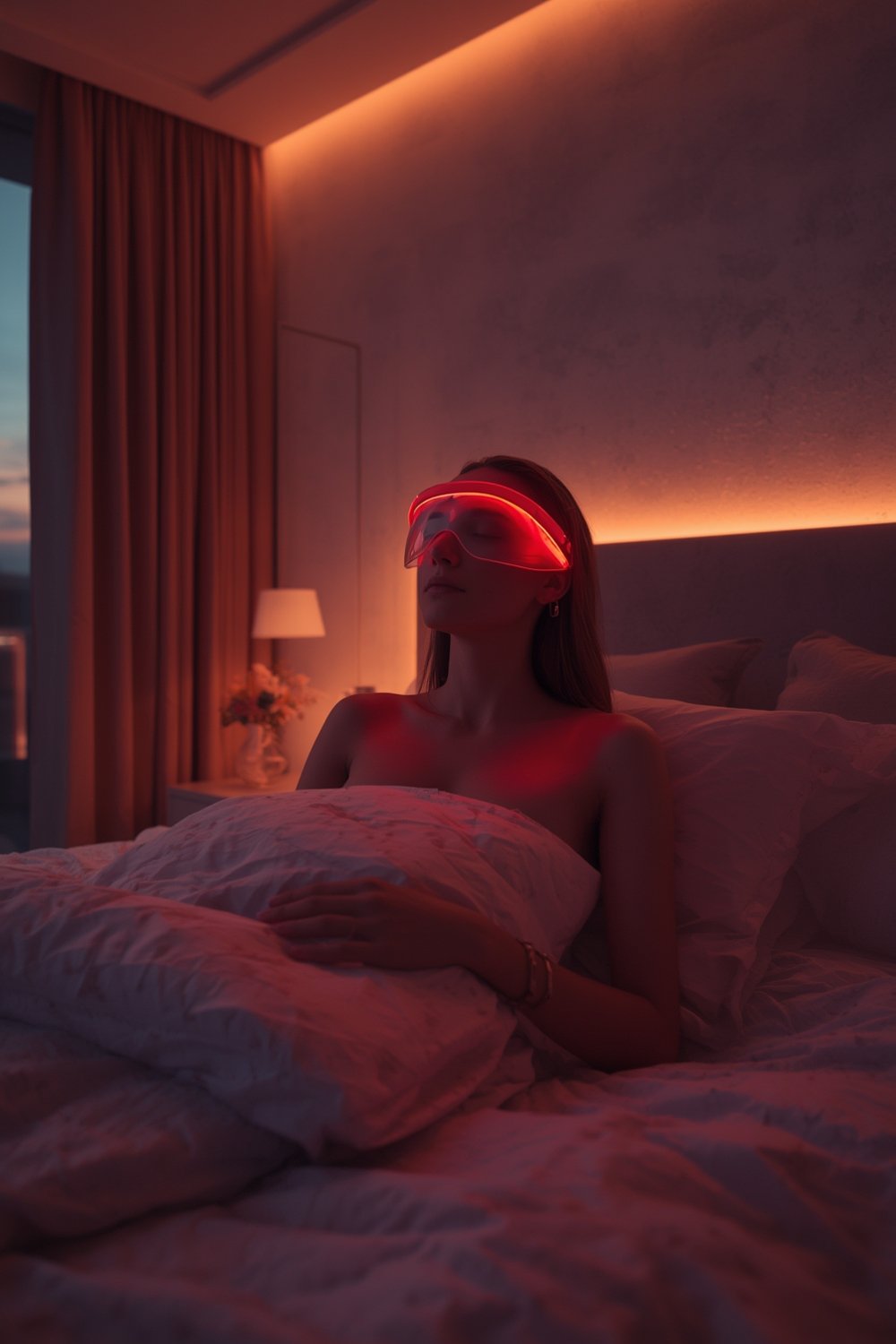 red light therapy mask - Illustration 1