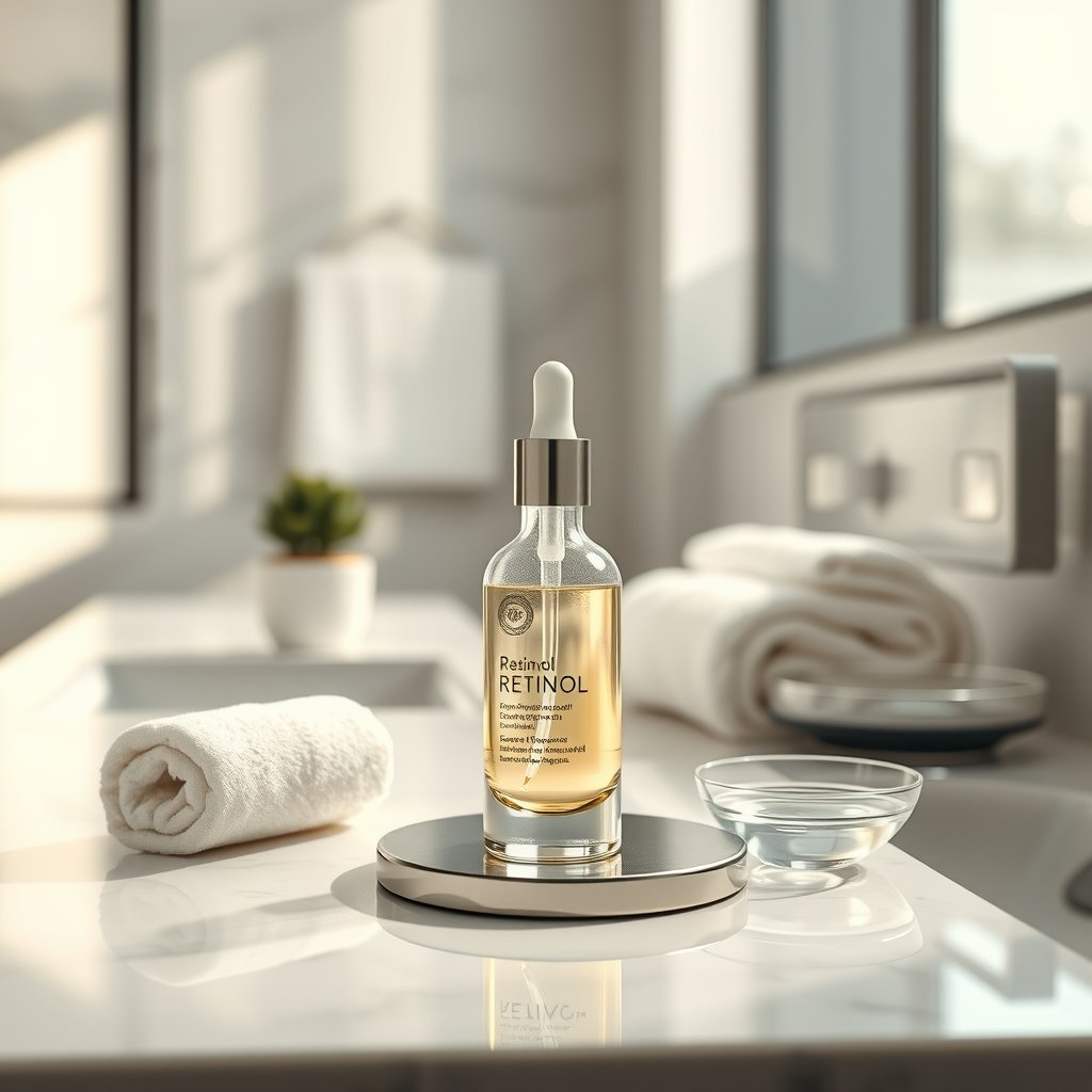 retinol serum product view