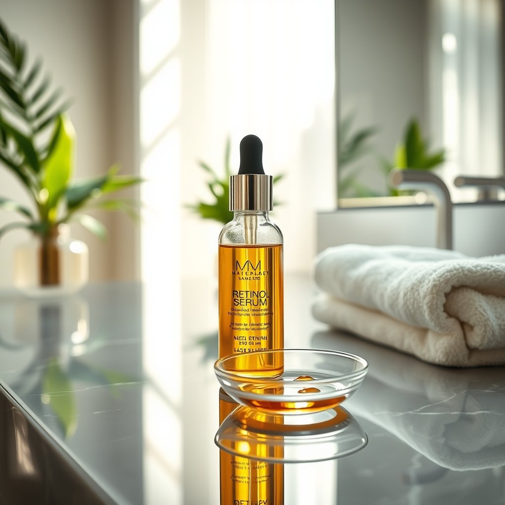 retinol serum product view